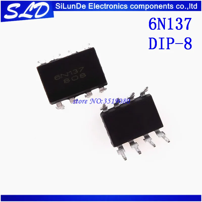 10 шт./лот 6N137 DIP8 DIP 8 новые и оригинальные Фотообои|Запасные части| |