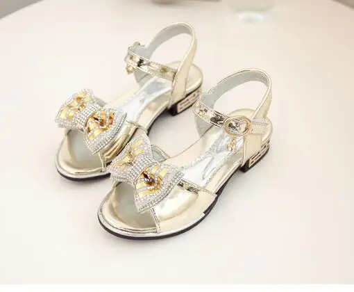 От 3 до 11 лет сандалии для девочек Новинка 2017 года сезон лето детская обувь в
