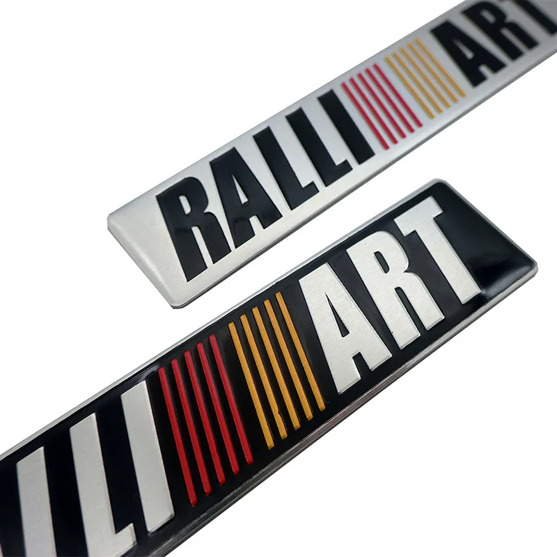 1 шт. Стайлинг автомобиля 3D алюминиевая наклейка RalliArt эмблема для Mitsubishi outlander asx