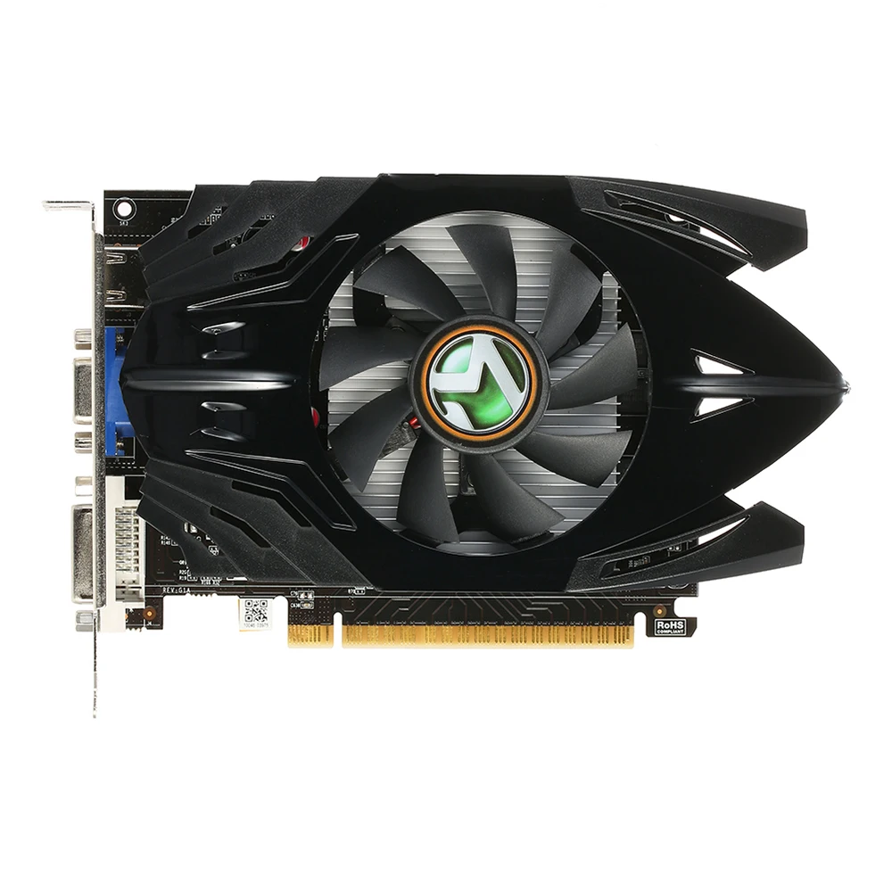 MAXSUN Графика карты GT710 молоток плюс 1 г NVIDIA 64bit DDR3 1600 мГц 954 28nm DVI + HDMI VGA компьютер Windows