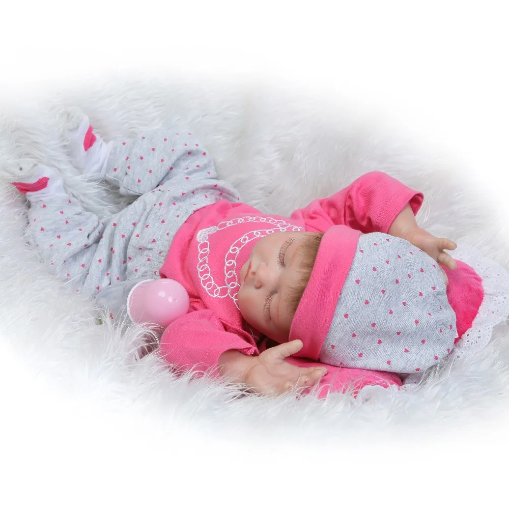 22 дюйма силиконовый винил настоящий Мягкий сенсорный reborn baby 55 см|reborn 55cm|reborn babybaby |