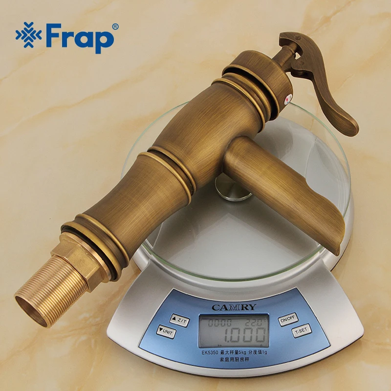 Frap новый смеситель для раковины кран ванной комнаты с одной ручкой антикварный