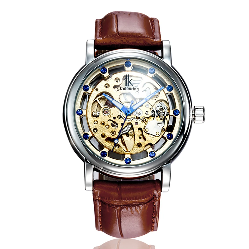 Мужские автоматические часы от бренда IK высококачественные модные с турбийоном