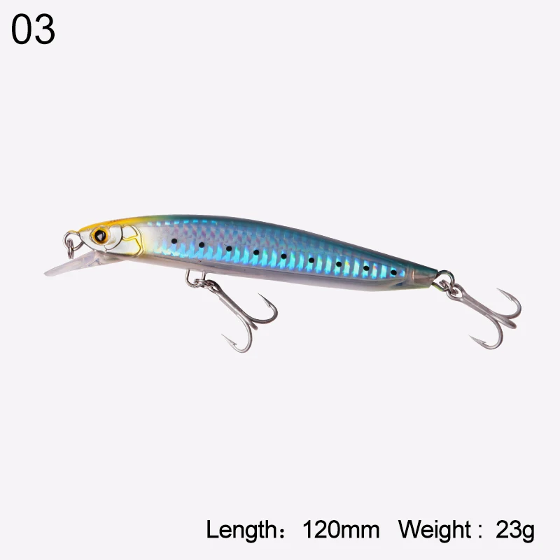 7503-120-3 Kingdom New JERKBAIT CHANCE рыболовные приманки для моря 120 мм 130 мм Высокое качество Плавающий Гольян искусственная жесткая морская приманка воблеры - Цвет: 7503-120-3