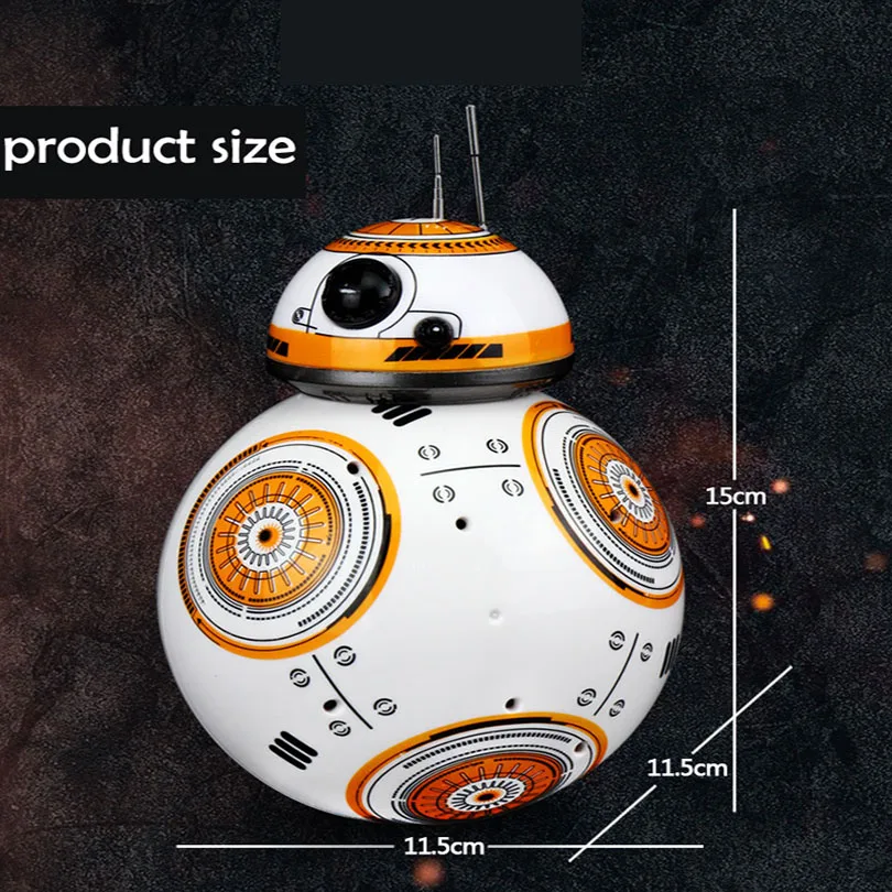 BB-8 мяч Звездные войны RC экшн-фигурка BB 8 Droid робот 2,4G пульт дистанционного управления Интеллектуальный робот BB-8 Модель Детская игрушка подарок FSWB