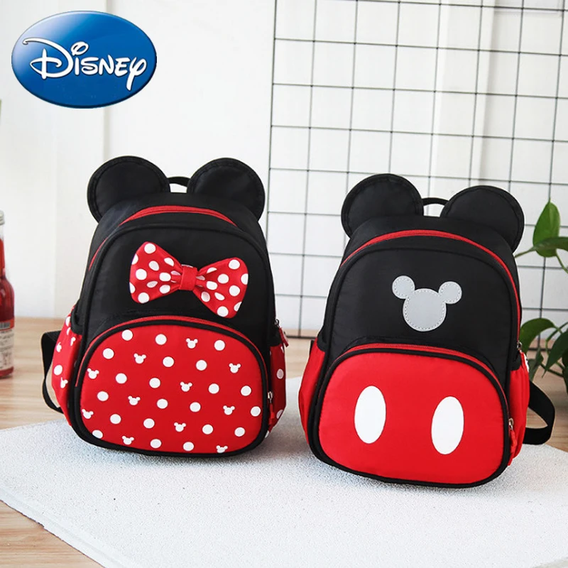 Disney Kids/школьные рюкзаки в форме мышки для девочек и мальчиков с Микки Маусом