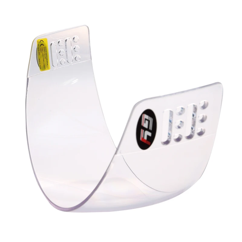 Защитный козырек для хоккея противотуманный и наружный с защитой от царапин