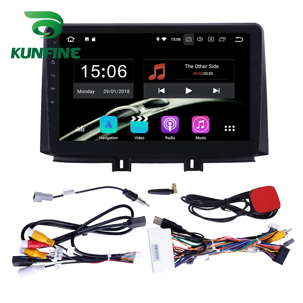 Android 9 0 Ram 4G Rom 64G PX6 Cortex A72 автомобильный DVD GPS мультимедийный плеер стерео для Hyundai