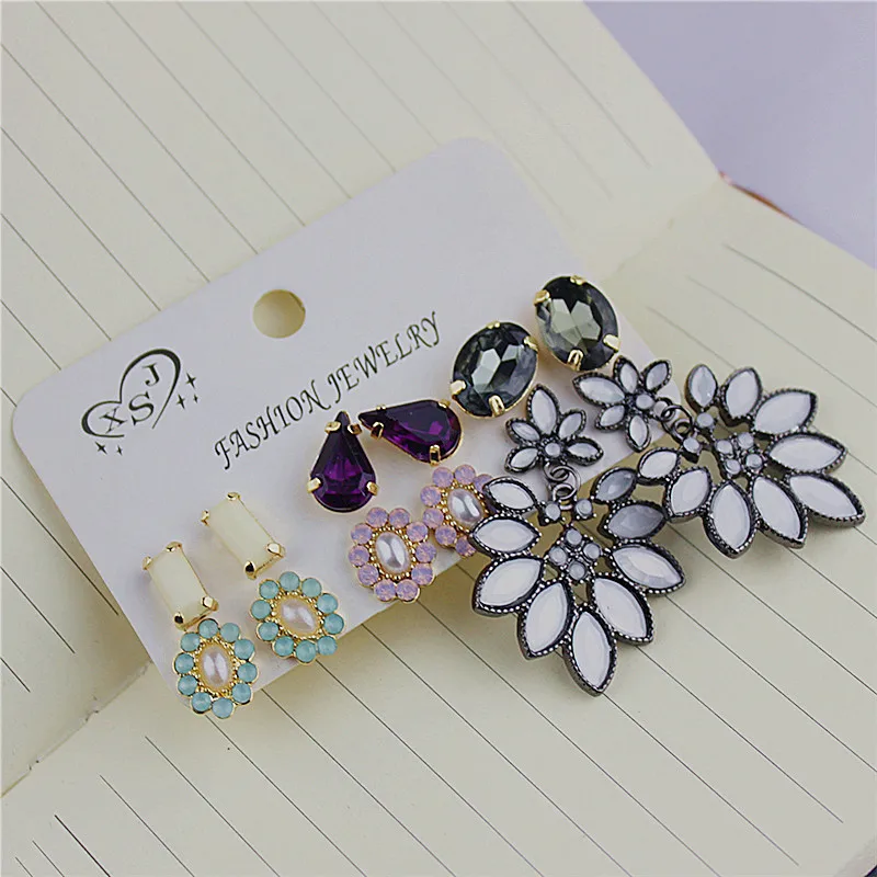 Новые стильные популярные женские ювелирные изделия оптовая продажа серьги на