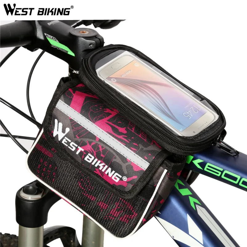 Чехол сумка для телефона Pannier чехол с двойной рамой велосипеда и велоспорта