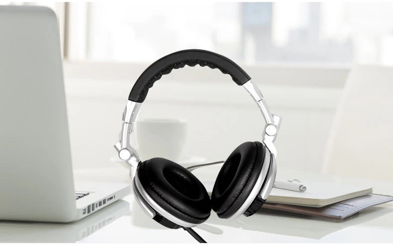 SENICC ST-80 Профессиональный DJ монитор наушники стерео студийная повязка на голову Складная игровая гарнитура с 3,5 мм 6,3 мм разъемом