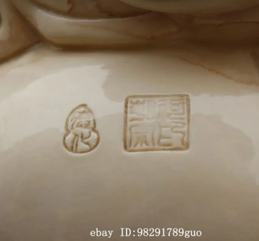 Изысканная китайская прекрасная керамическая статуя Будды-Смеющийся Будда