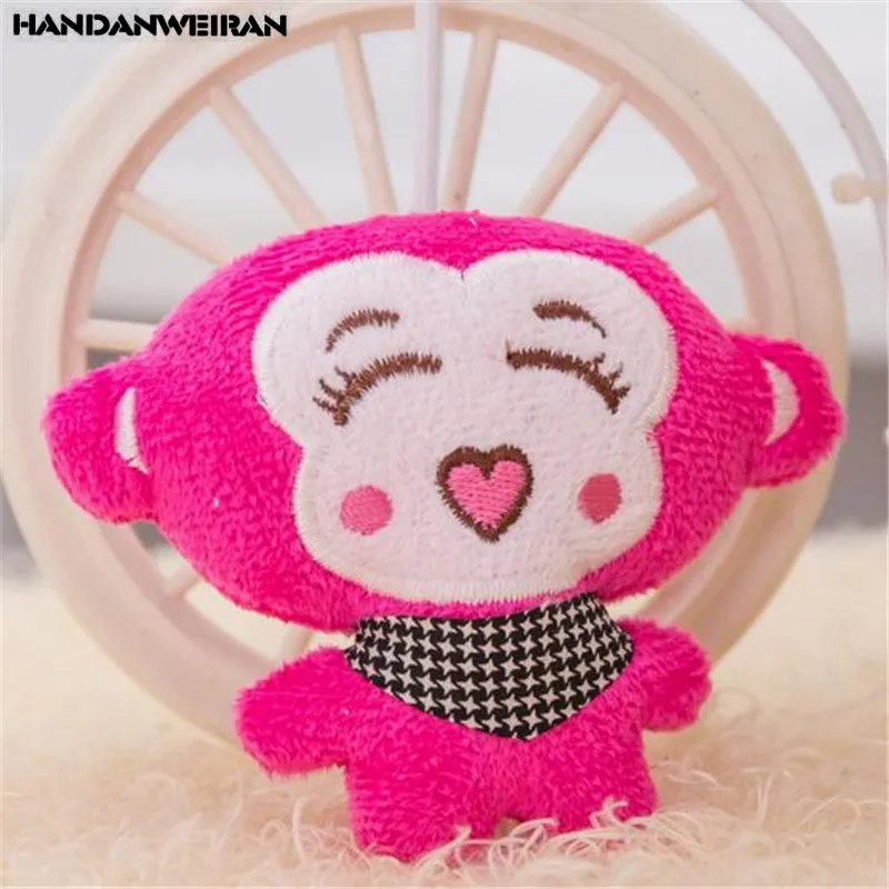 HANDANWEIRAN 1 шт. любовь человеческая обезьяна мини мультфильм кукла плюшевые игрушки