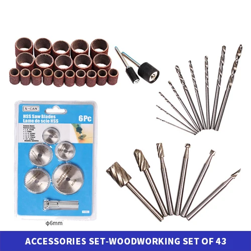 HILDA Dremel аксессуары для Dremel роторный инструмент набор аксессуаров подходит для Dremel дрель резьба шлифовка полировка аксессуары - Цвет: 1