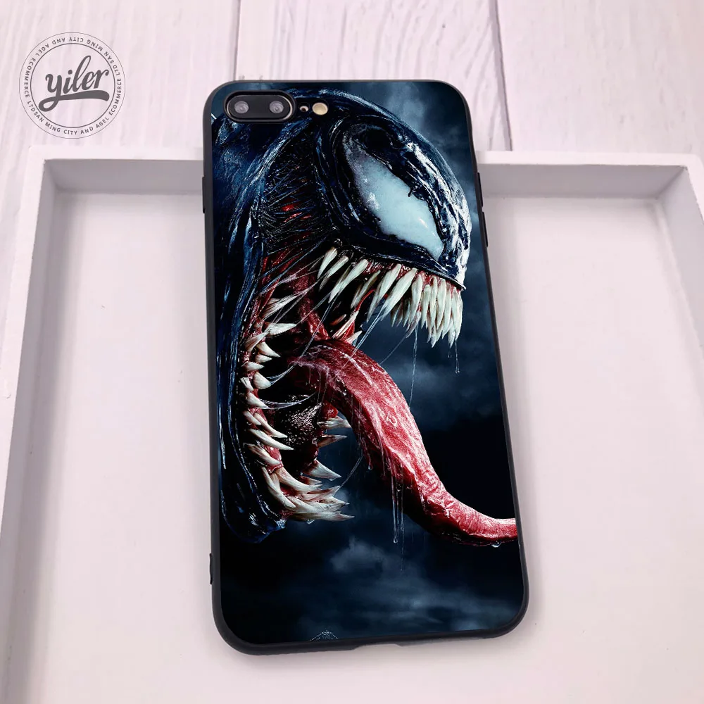 07 Venom для Fundas iPhone 11 Pro XS Max чехол для iPhone 8 Plus XR Coque чехол для iPhone 5S 6 7 Plus SE X 11 чехол для телефона - Цвет: 07