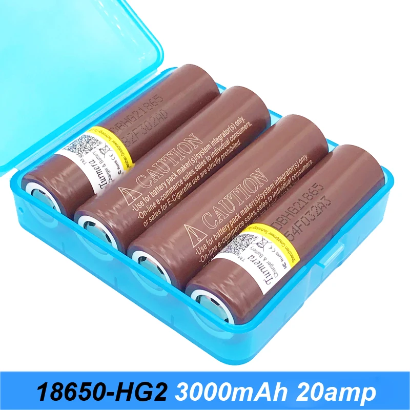 HG2 18650 3000 мАч электронная сигарета перезаряжаемые батареи мощный высокий разряд