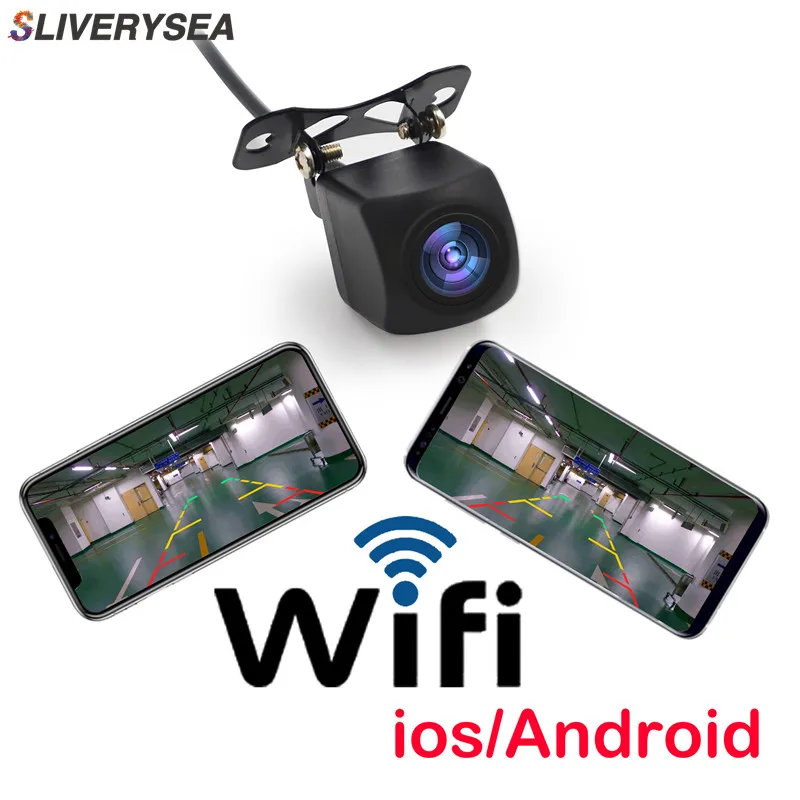 SLIVERYSEA новая технология мини WiFi Автомобильная камера заднего вида