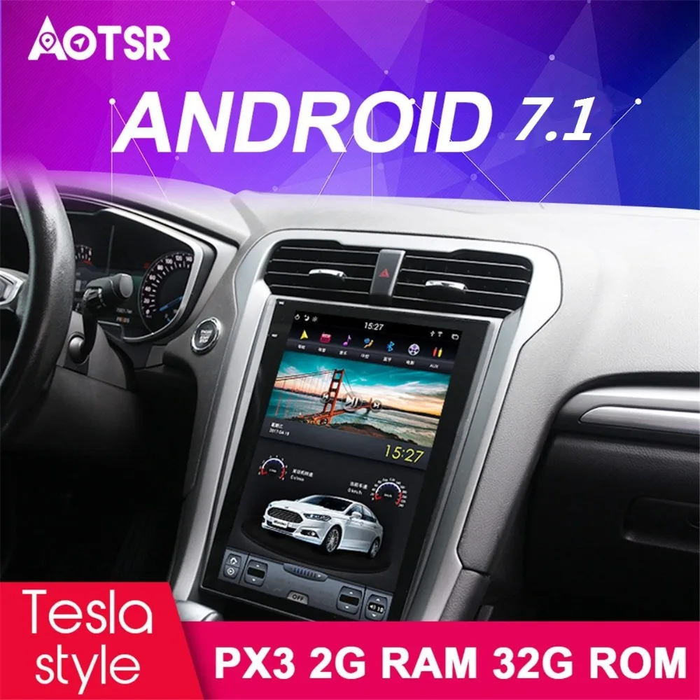 12," чистый Android 8,1 4+ 64G Автомобильный без dvd-плеера gps навигация для Ford Mondeo Fusion MK5 2013+ стерео Авто Блок Мультимедиа Радио