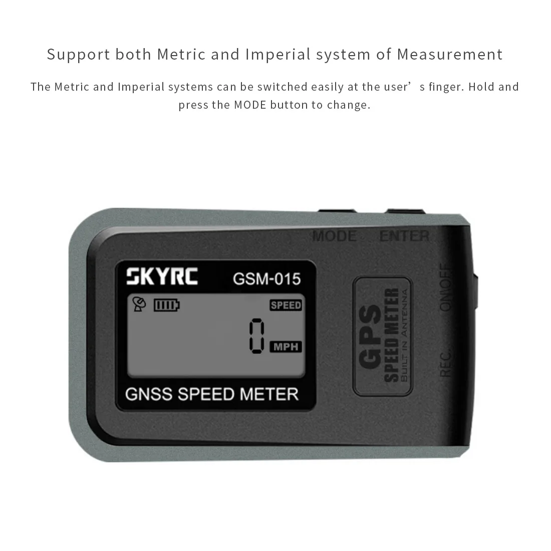 SKYRC GNSS gps измеритель скорости GSM-015 Высокоточный gps измеритель скорости для радиоуправляемого дрона FPV мультироторный Квадрокоптер вертолет