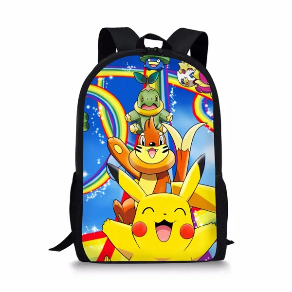 4557C FORUDESIGNS Pokemon школьные сумки рюкзак для мальчиков и девочек Пикачу школьная сумка для подростков детский подарок рюкзаки детские школьные сумки Mochila - Цвет: 4557C