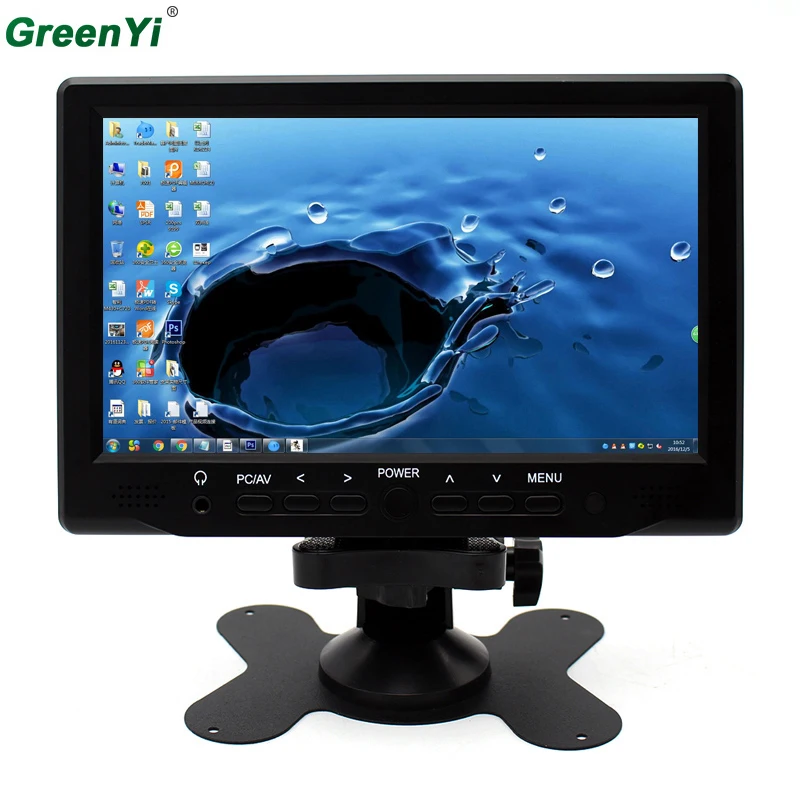 Super HD ЖК дисплей 7 дюймов Мониторы с VGA AV HDMI ультра высокие Яркость до 800*480
