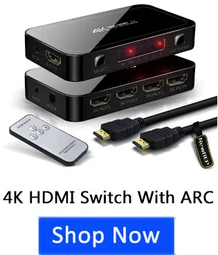 4K HDMI матричный 4x2 Переключатель сплиттер Поддержка HDCP 2,2 ИК пульт дистанционного управления HDMI коммутатор 4x2 Spdif 4K 30Hz HDMI 4x2 матричный переключатель