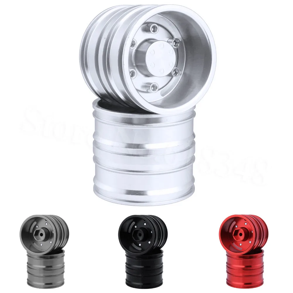 2 шт. алюминиевые колеса обода для радиоуправляемого трактора трейлера