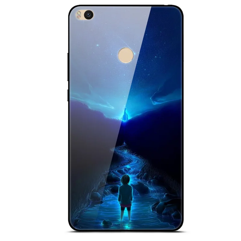 Mi Max2 Дело закаленное стекло мобильного телефона случаях Обложка Для Сяо mi
