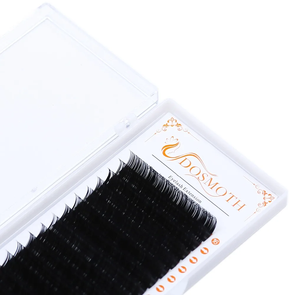 DOSMOTH 16Rows thickness 0.03 to 0.20 Faux mink eyelashes individual eyelash lashes soft  eyelash extension False eyelash