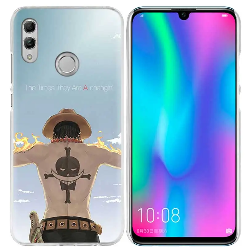 02 Одна деталь аниме чехол для huawei Honor 8X Y9 9 10 Lite Play 7C 8C 8S 8A фотоаппаратов моментальной печати 7S 7A Pro V20 20i Y6 Y7 Y5 жесткий чехол из ПК для телефона Coque - Цвет: 02