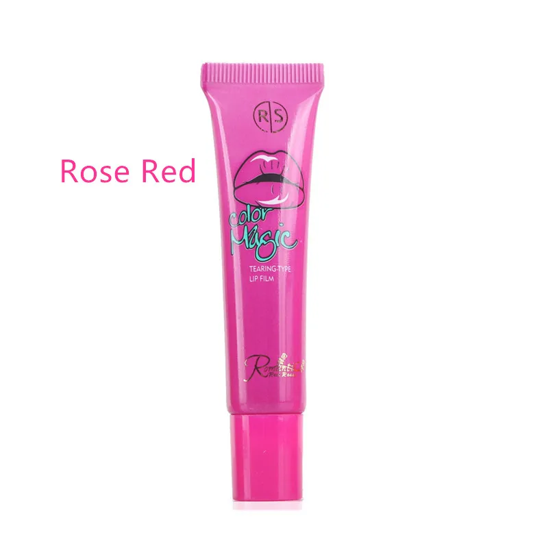 Rose Red Водостойкий стойкий блеск для губ, легко снимающаяся маска для женщин, косметический макияж, тату, матовый оттенок, блеск для губ, помада, бальзам для губ - Цвет: Rose Red