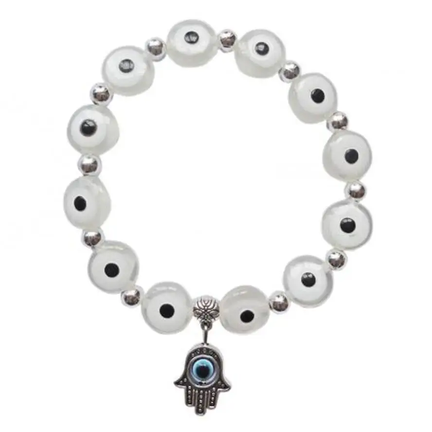 Быстрая доставка Модный Хамса от дурного глаза Fatima ручной браслет защищает удачу