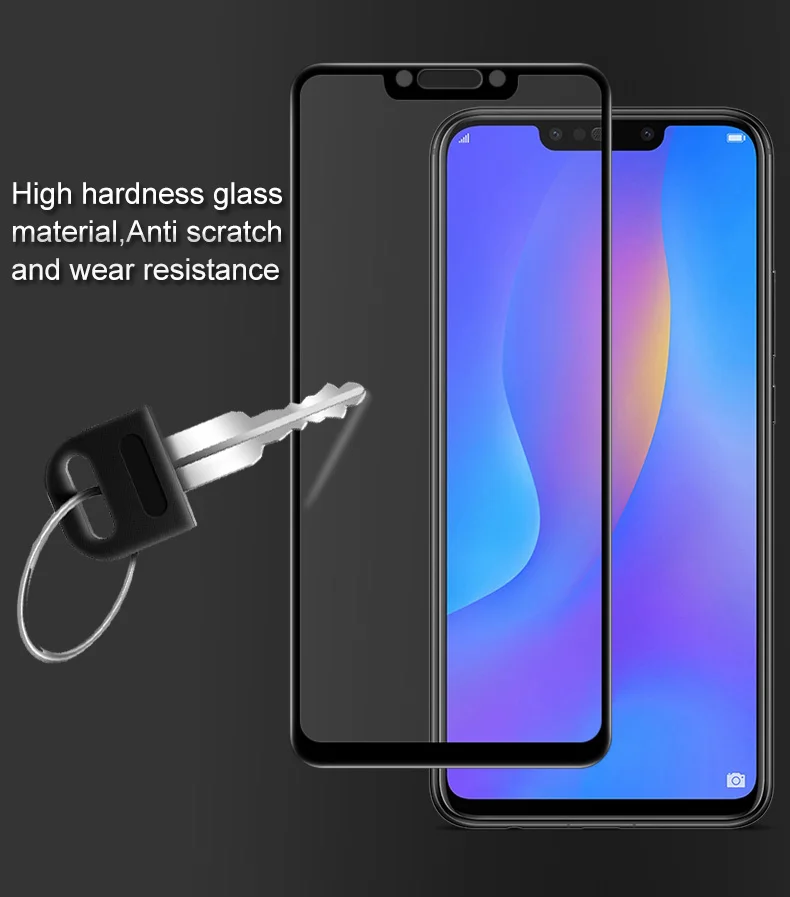 Закаленное стекло imak Pro + с полным экраном для Huawei Mate 20 X Lite 2.5D олеофобное покрытие |