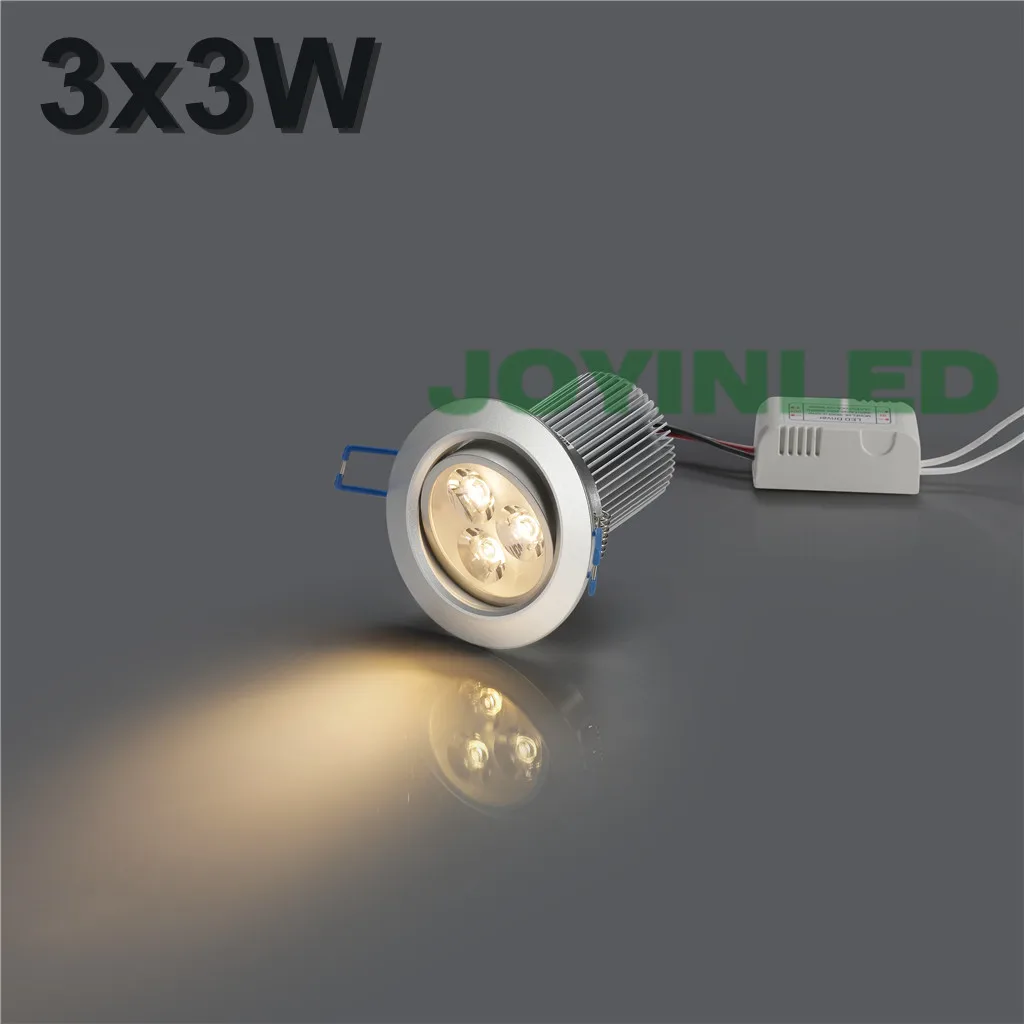 Лампы светодиодные круглсветильник встраиваемые в потолок 3 Вт 9 50 шт.|recessed ceiling