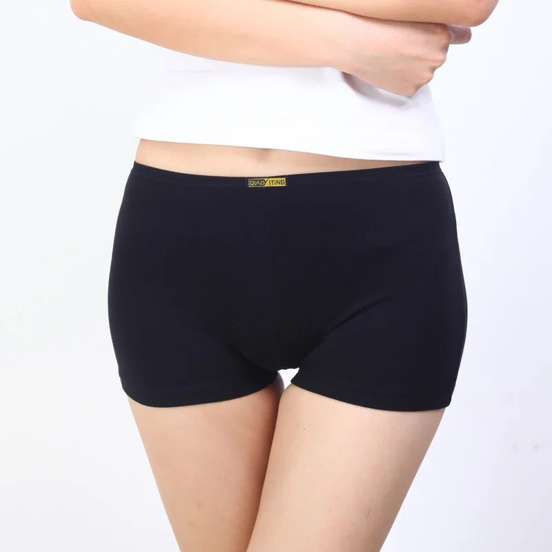 2016 NEW cheaper Womens Boxer Boy Shorts Hot Pants Underwear Boxers 4 Pack 100% cotton Mixed color shipment free shipping |