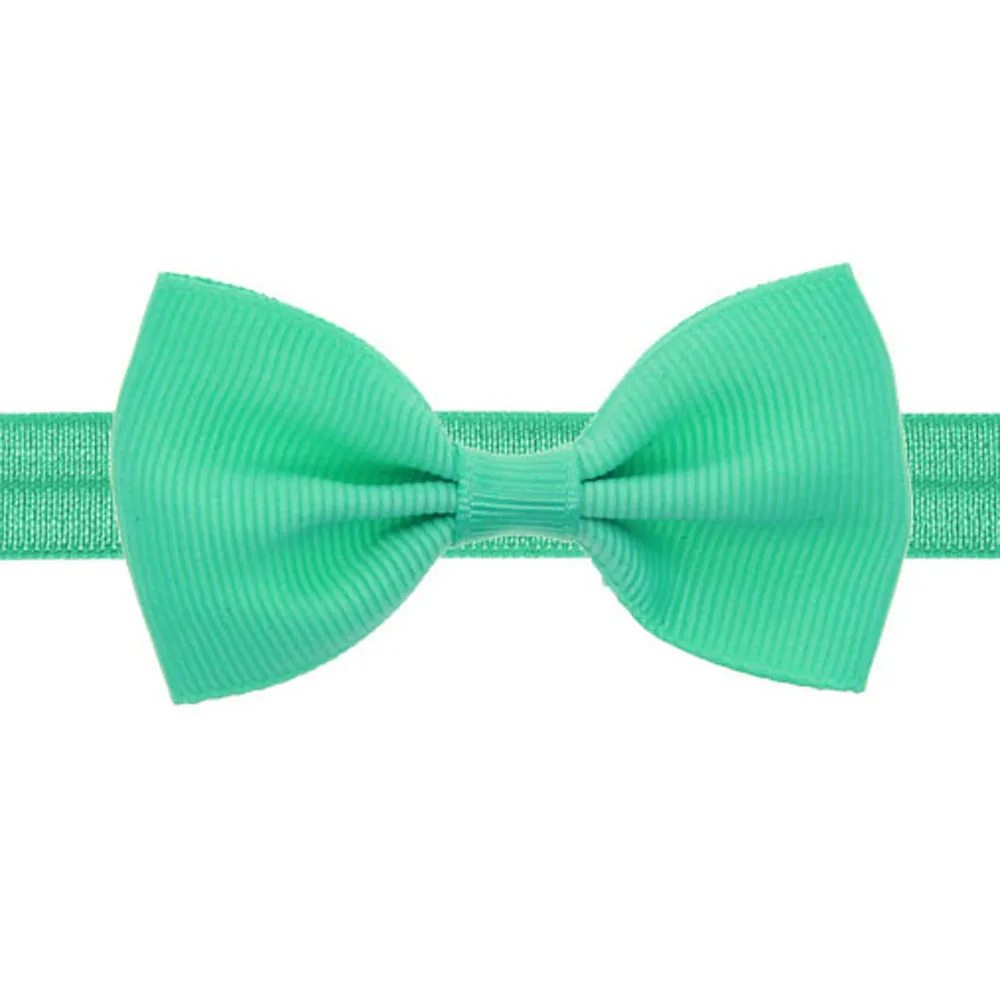 Детские резинки для волос сатиновая лента-цветы повязка на голову с бантом