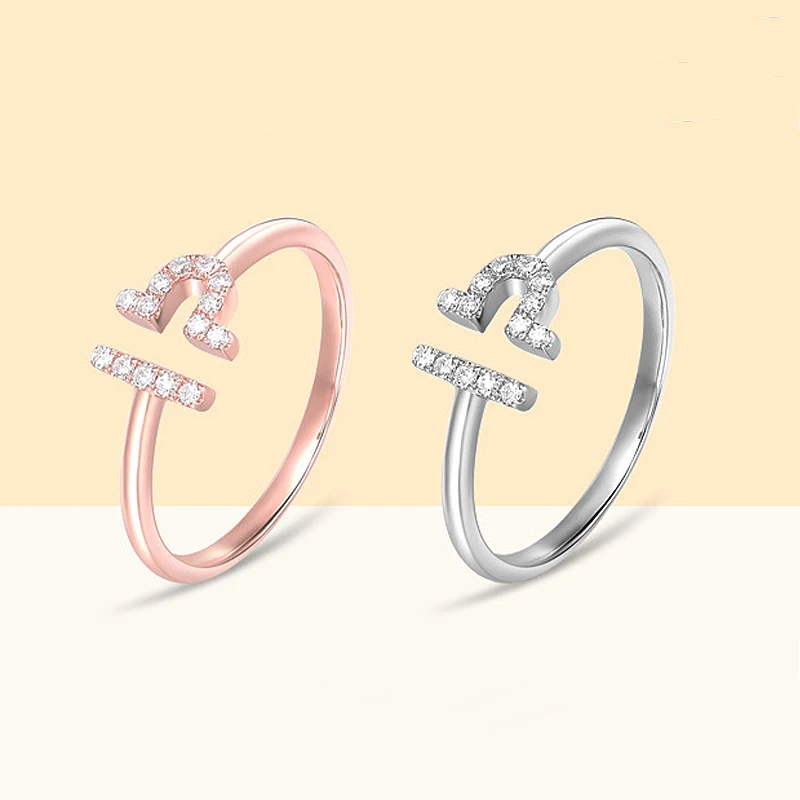 1 шт. высококачественное циркониевое кольцо регулируемые кольца со звездами и