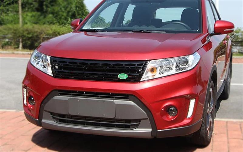 Подходит для гоночных грилей SUZUKI Vitara 17 18 лет Land Rover style Refitt Передняя Центральная гоночная решетка крышка аксессуары