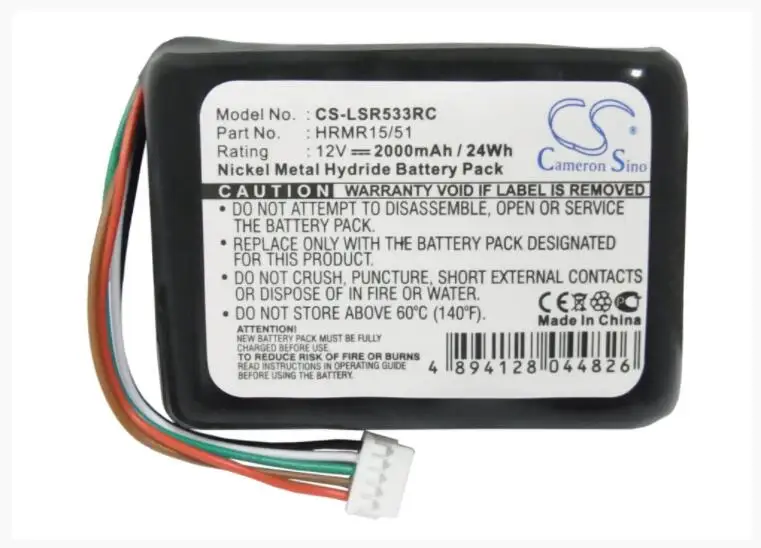 Аккумулятор Cameron Sino 2000mAh для LOGITECH Squeezebox Radio 533 000050 HRMR15/51 NT210AAHCB10YMXZ с пультом