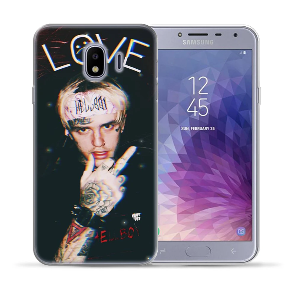 Мягкий ТПУ чехол Rap Lil Peep для Samsung Galaxy J3 J7 J8 J6 J4 Plus 2018 J5 2016 2017 M10 M20 M30 J2 Prime Pro | Мобильные