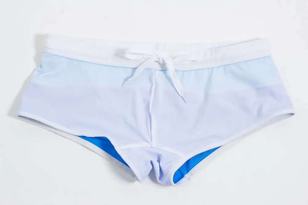 Плавательные мужские трусы троса сексуальные плавки для геев купальники бикини