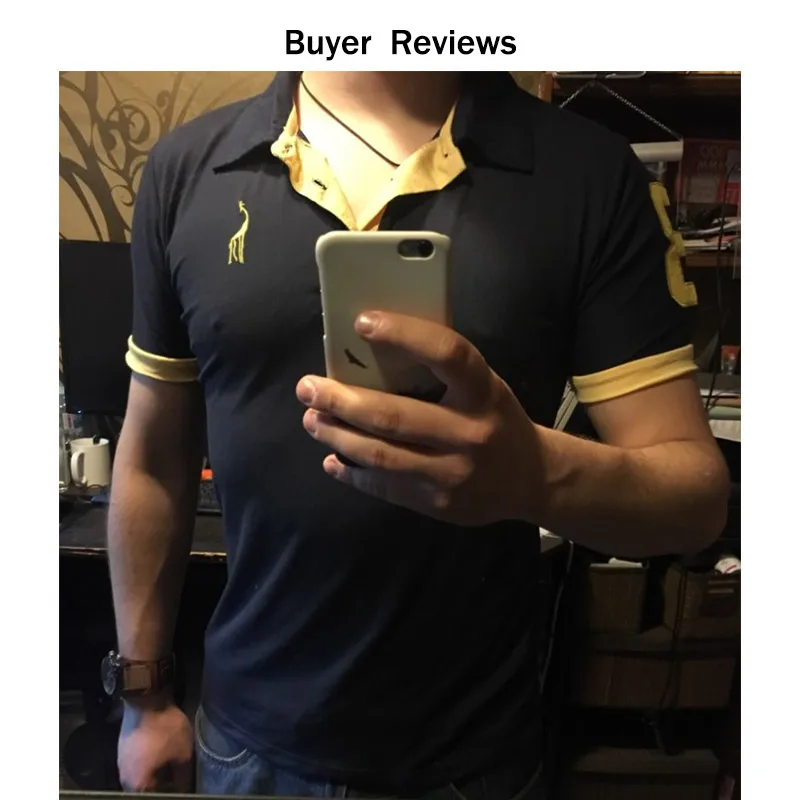 Мужские футболки с коротким рукавом Manoswe несколько цветов отложным воротником