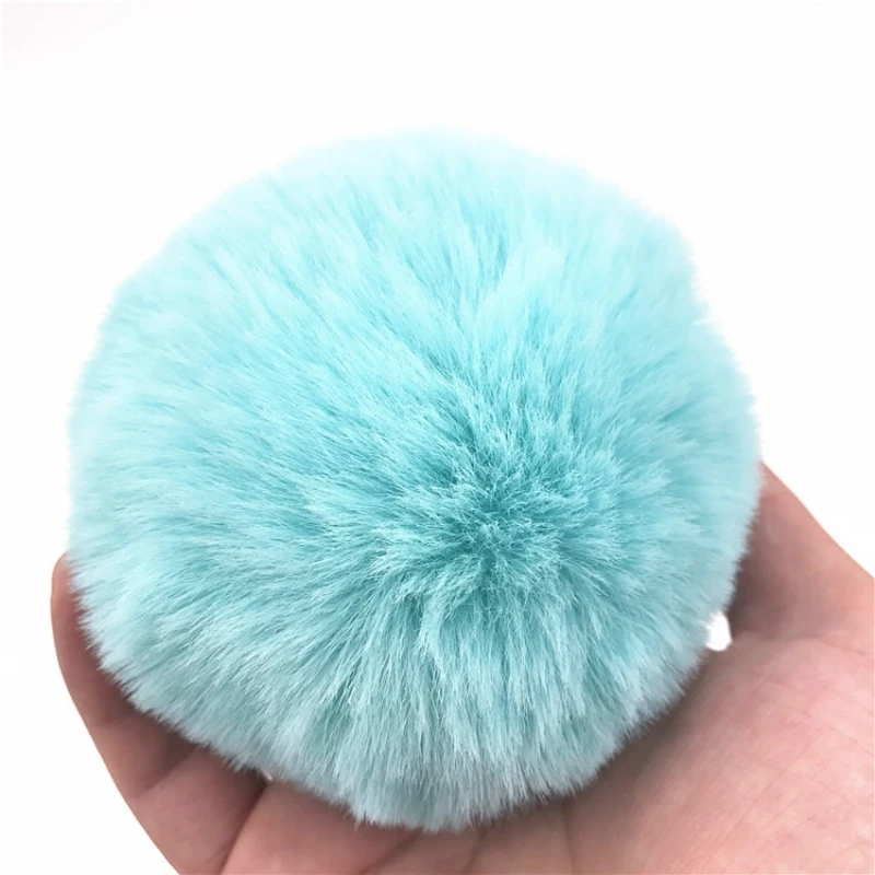 3 размера Анальная пробка светло-голубой хвост кролика металлическая Забавный