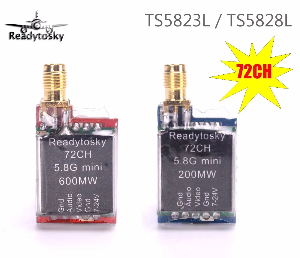 Новый обновленный TS5823L 200 МВт/TS5828L 600 мВт 5 8G 72CH мини беспроводной AV аудио