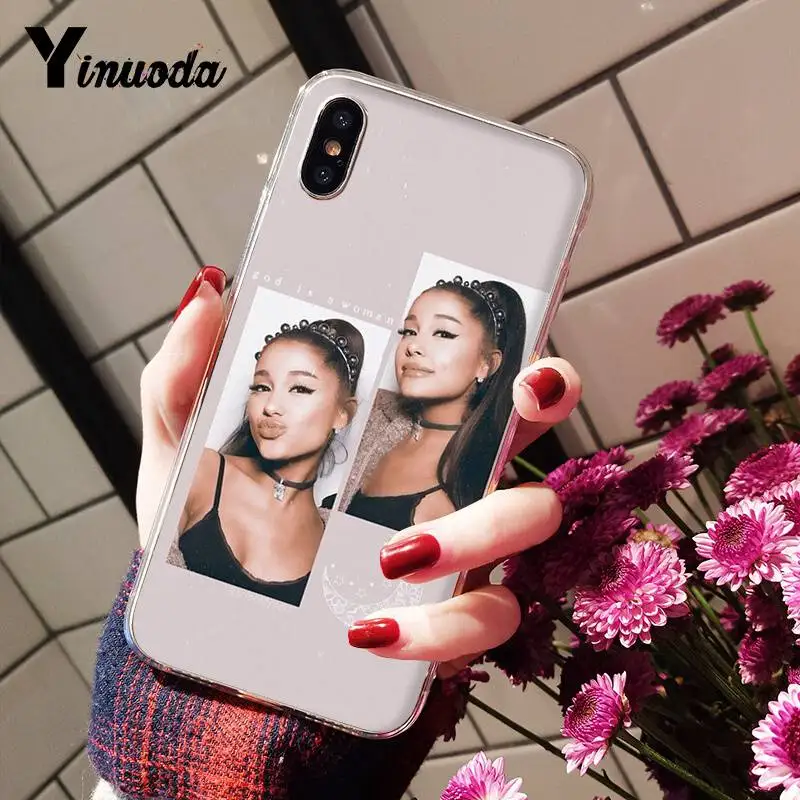 Yinuoda кольца Ариана Гранде ТПУ Мягкий силиконовый чехол для телефона для iPhone 5 5Sx 6 7 7plus 8 8Plus X XS MAX XR Capa 11 11pro 11promax