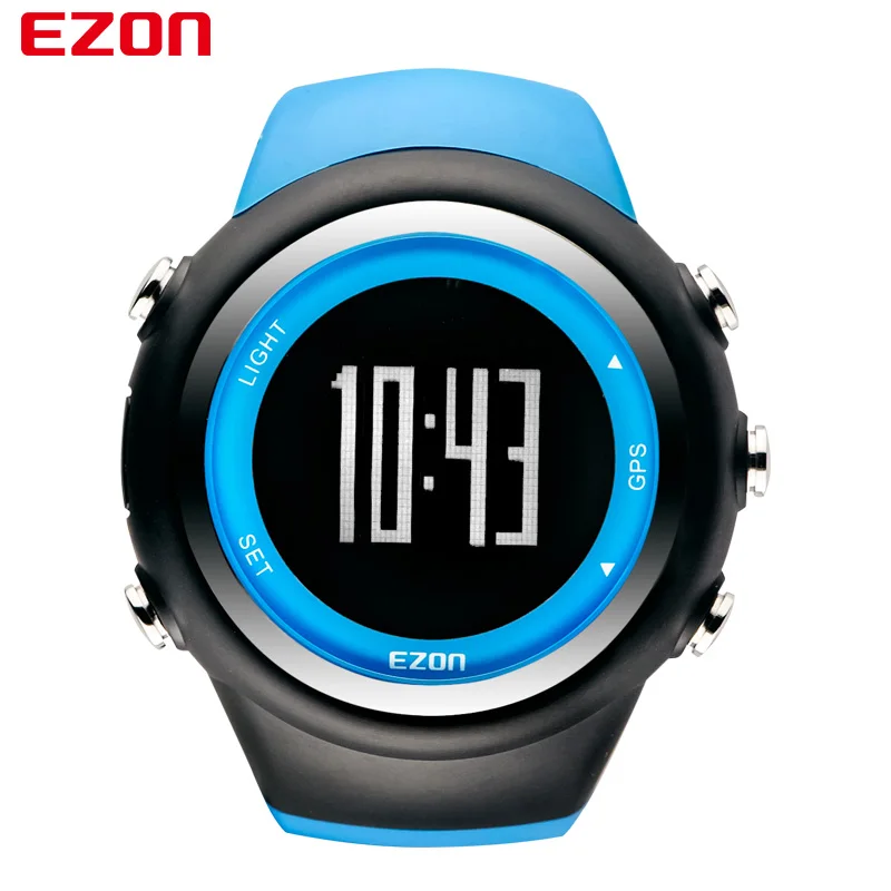 T031C EZON бренд Лидер продаж gps синхронизации фитнес часы Спорт Открытый водонепроницаемый цифровые часы скорость Расстояние Счетчик калорий T031 - Цвет: T031C