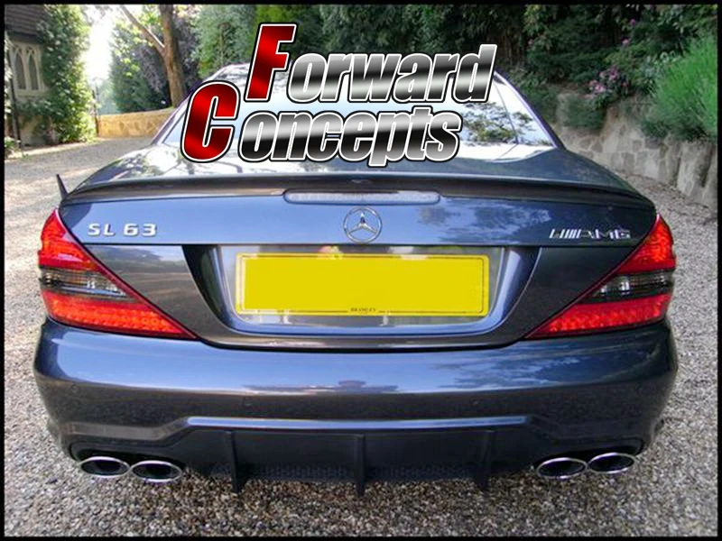 Для углеродного волокна 2004-2011 R230 SL-CLASS заднее крыло из багажник спойлер |