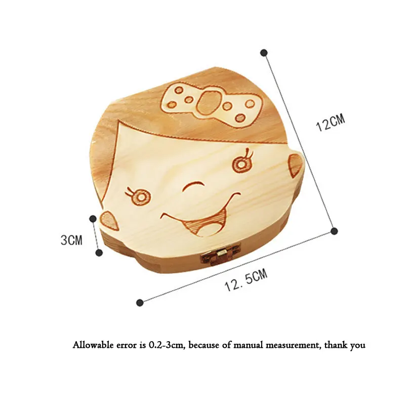 Caja de madera para guardar el cord&oacute;n Umbilical del beb&eacute;, almacenamiento creativo en ingl&eacute;s, espa&ntilde;ol, franc&eacute;s, ruso e italiano-5