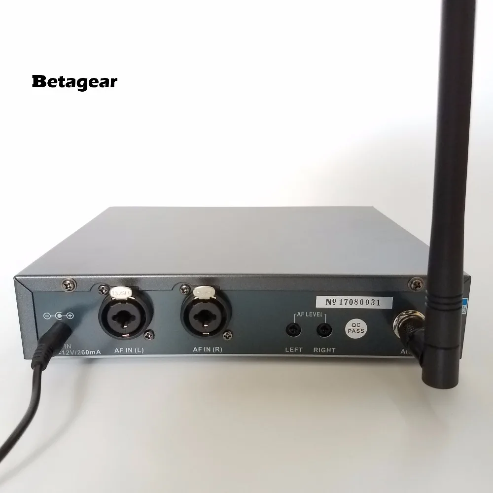저렴한 Betagear-IEM300G3 6 수신기 무선 인 이어 모니터 시스템, UHF IEM 시스템 스테이지 모니터링 온 스테이지 모니터 시스템 녹화