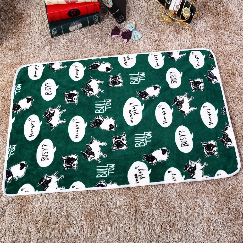 Flannel fleece blanket for kid and child lithe soft 38x28 inch aircon sheet cartoon dog design | Дом и сад